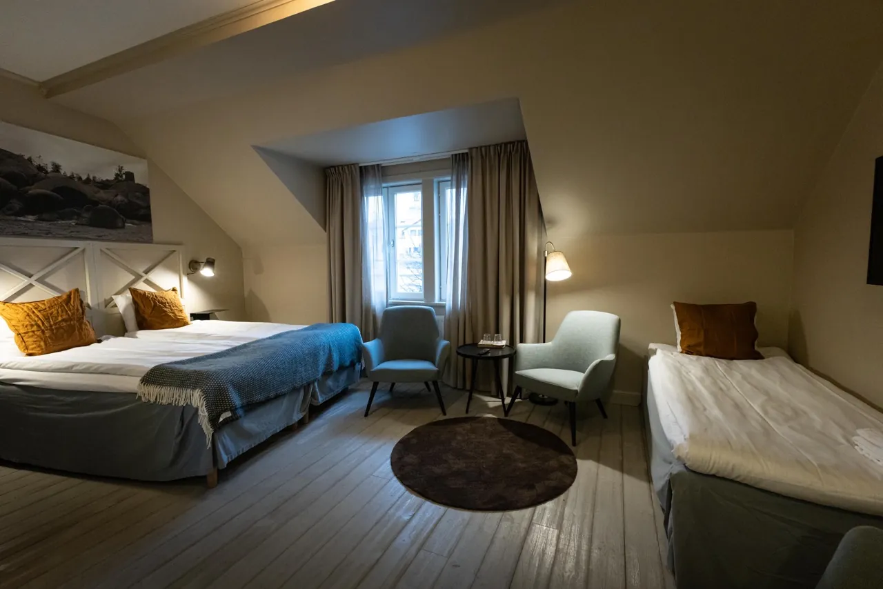 Familjerum på Åtellet i Norrtälje med personlig hotellkänsla